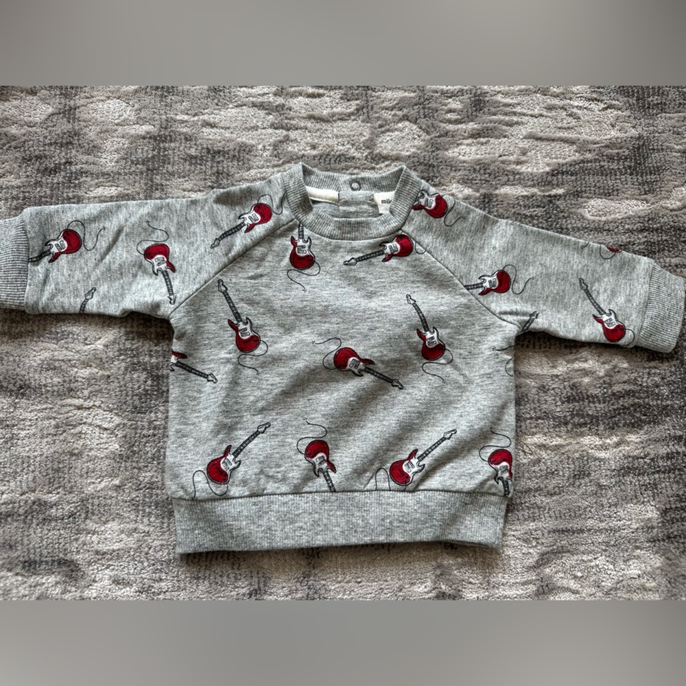 NWT Miles The Label Guitar Sweatshirt